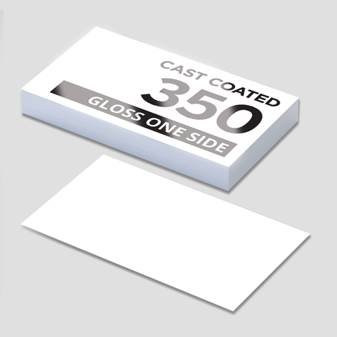 350 Cast Coated Artboard Gloss 1 Side 350 Cast Coated Artboard Gloss 1 Side