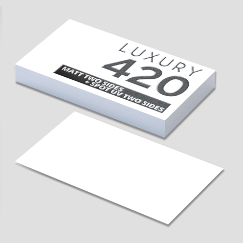 420 Artboard Matt Two Sides + Spot UV 2 sides 420 Artboard Matt Two Sides + Spot UV 2 sides