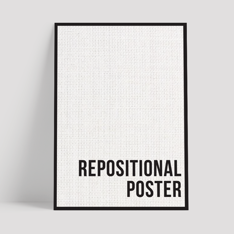 Repositional Poster Repositional Poster